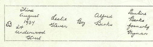 Steven Berkoff birth certificate