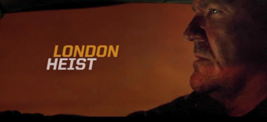 Steven Berkoff - London Heist - title