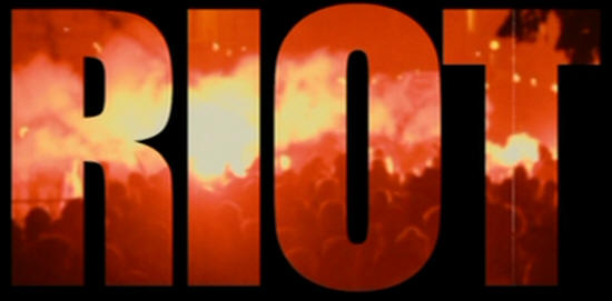 Steven Berkoff - Riot - title