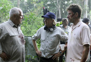Berkoff on the set of At Worlds End