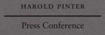 Harold Pinter Press Conference