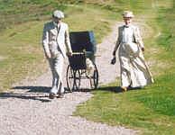 Ken Russell Elgar Portrait of the composer on a bicycle