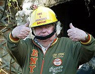 Ken Russell safe from cottage fire