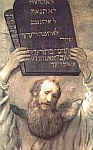 Moses and tablets