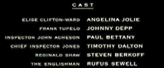 Steven Berkoff - The Tourist - credit