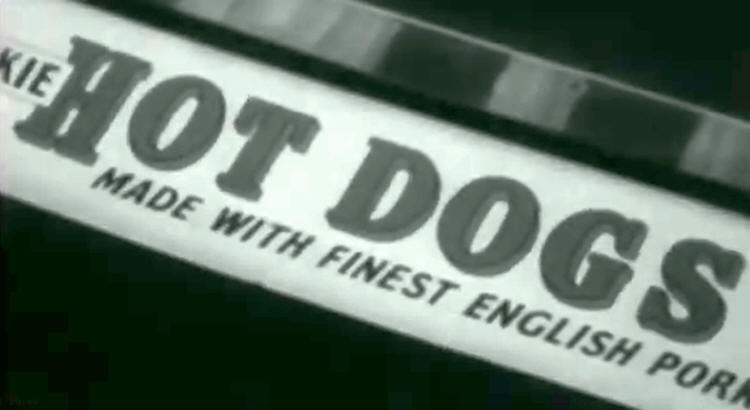 Ken Russell - London Moods - hot dog signage
